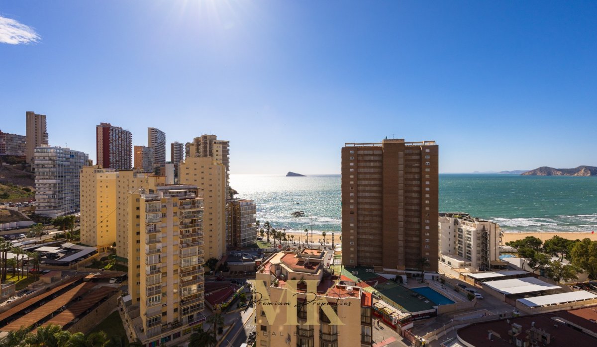 Вид на море - Апартамент с 1 спальней на продажу в Бенидорме – 200 м от Playa Levante, вид на море (Benidorm - Alicante - Costa Blanca)