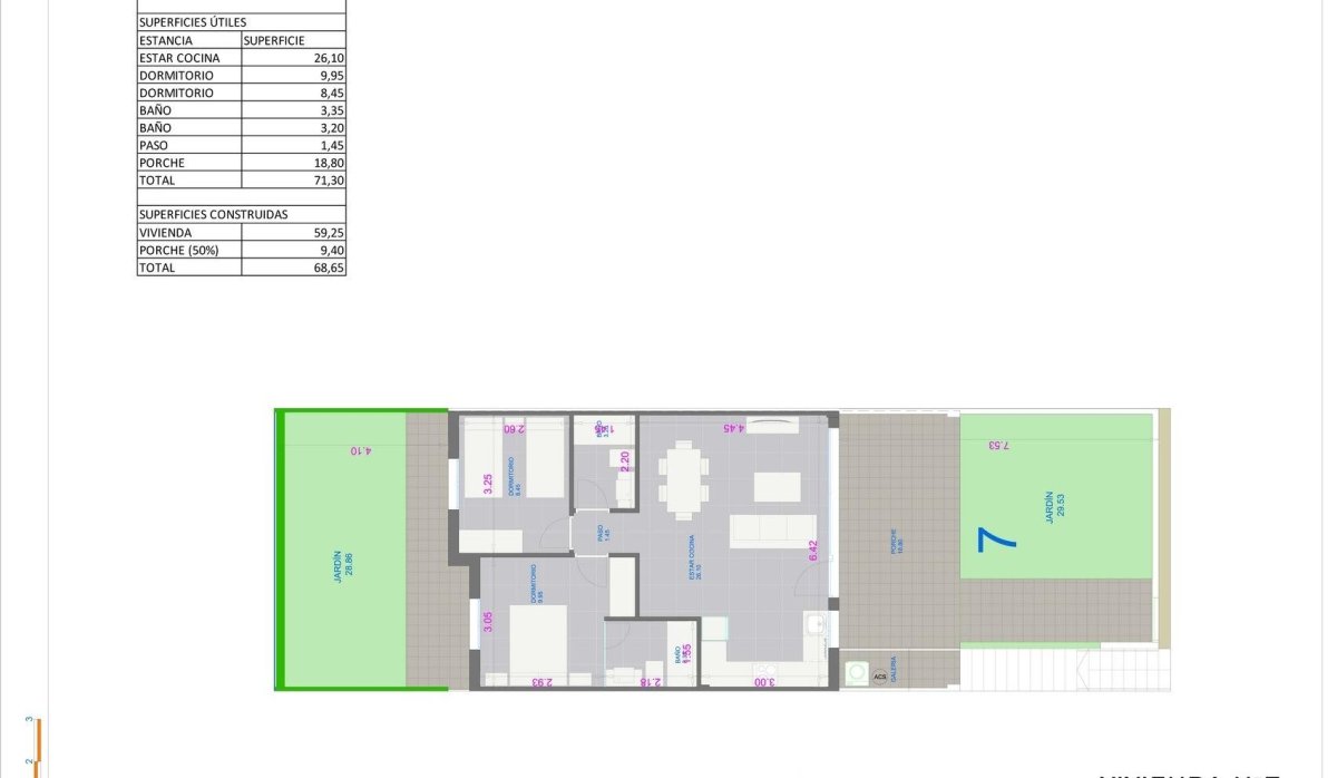 New Build - Bungalow - Pilar de La Horadada