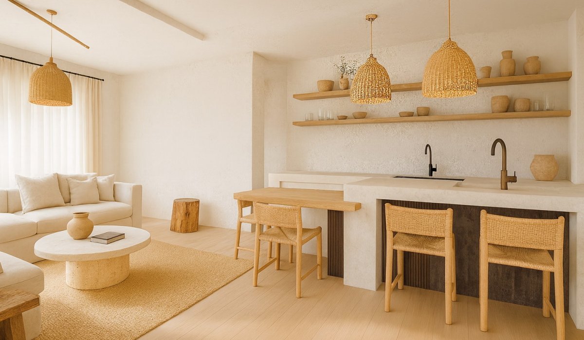 Salón – Villa moderna con piscina privada y vistas panorámicas a la montaña en Pedreguer (Costa Blanca – Alicante)