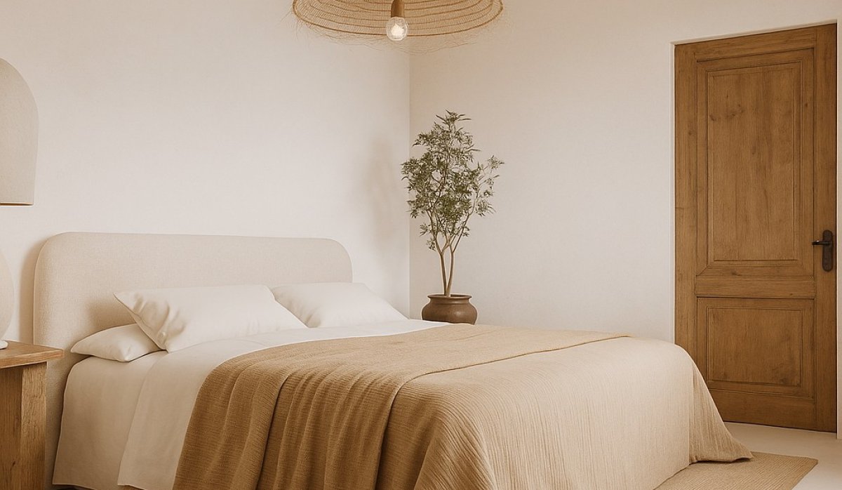 Dormitorio – Villa moderna con vistas panorámicas a la montaña y piscina privada en Monte Solana, Pedreguer (Costa Blanca – Alicante)