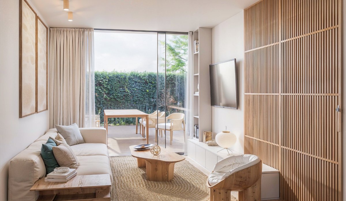 Living room – Stylish 2-bedroom apartment with terrace in La Nucía (Costa Blanca – Alicante)