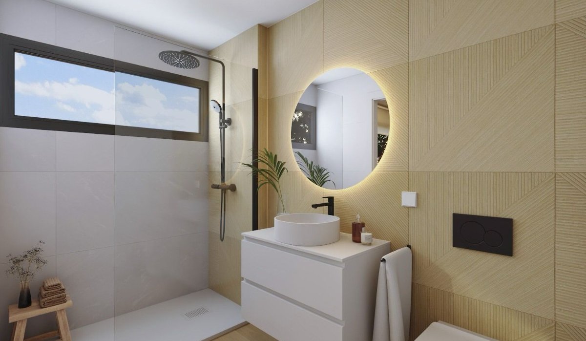 Bathroom – Stylish 2-bedroom apartment with terrace in La Nucía (Costa Blanca – Alicante)