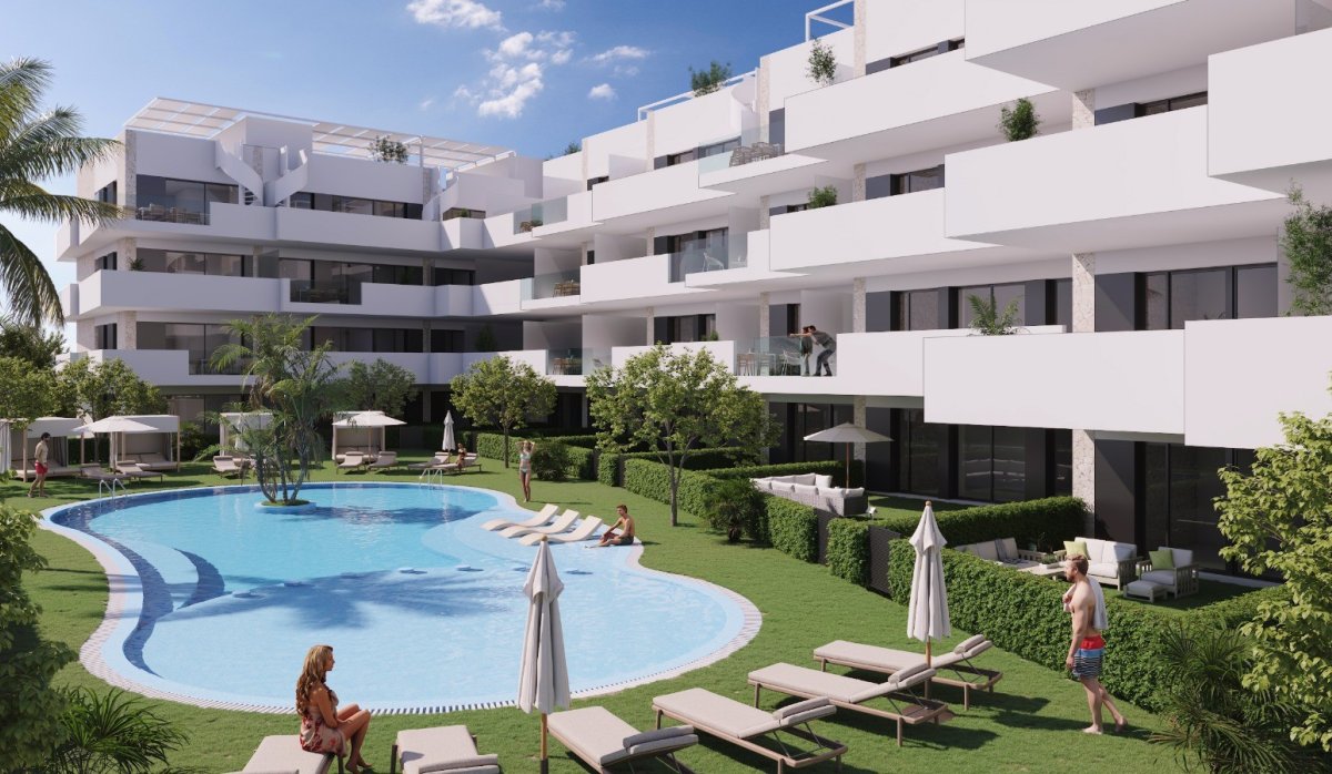 Бассейн – Современный пентхаус с солярием и террасой в Ла-Нусии (Коста-Бланка – Аликанте)