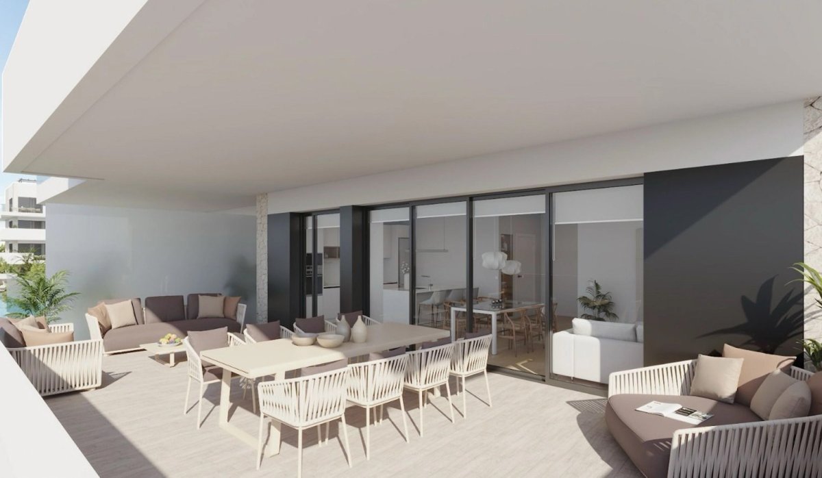 Терраса – Современный пентхаус с солярием и террасой в Ла-Нусии (Коста-Бланка – Аликанте)