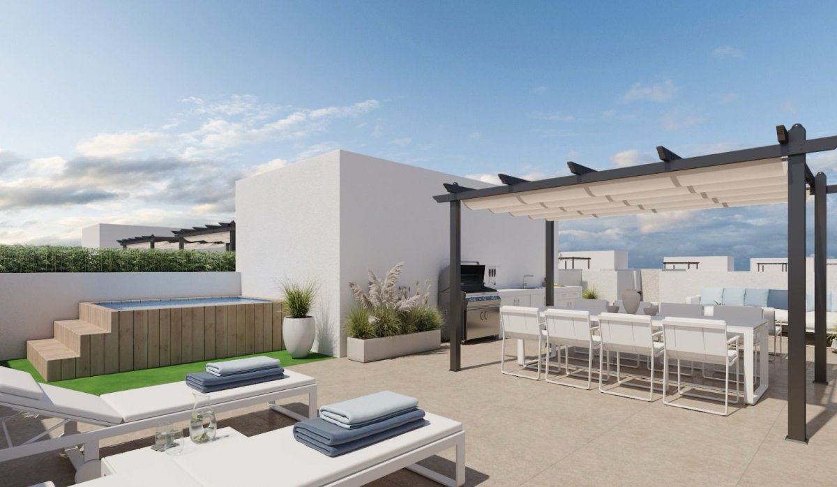 Солярий – Современный пентхаус с солярием и террасой в Ла-Нусии (Коста-Бланка – Аликанте)